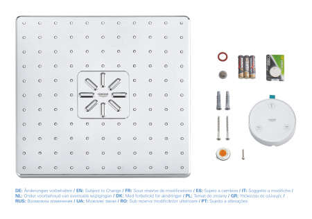 Верхний душ Grohe Rainshower SmartConnect 310 Cube 26643 000 (26643000) хром